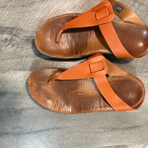 Fitflop Tan Leather Sandals